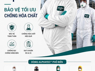 Ansell - thương hiệu quần áo bảo hộ chống hóa chất hàng đầu 0