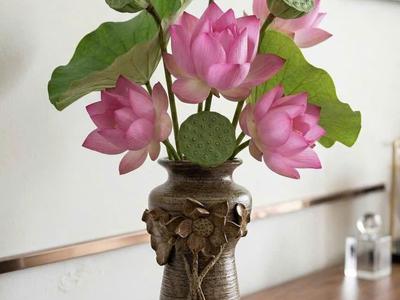 Những Mẫu Bình Cắm Hoa Sen Đẹp Tại Gốm Sứ FULO TP.HCM 11