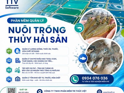 Phần mềm quản lý nuôi trồng thủy sản TTV 0