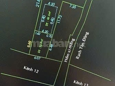 Bán đất 2 mặt tiền đường thế lữ - tân nhựt - bình chánh - ngang 6m nở hậu 15m cực đẹp 0