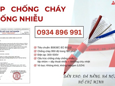 Cáp Chống Cháy 2x1.5mm Sẵn Hàng Hà Nội, Bắc Ninh, Ninh Bình 1