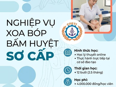 Tuyển sinh khóa Xoa Bóp Bấm Huyệt - Vật lý trị liệu 0