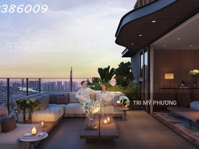 Eaton park - chủ nhà bán căn penthouse - có sân vườn, hồ bơi riêng, view paranoma 360 - tháp 3