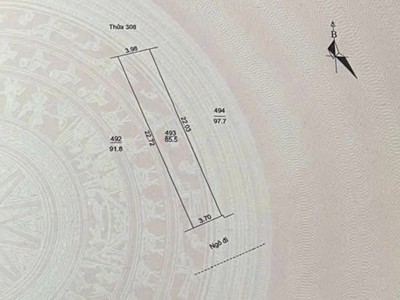 Bán đất mặt ngõ 381 đường Ngô Quyền, ph Tân Bình, TP HD, 177.3m2, mặt tiền 7.7m, đường oto rộng 3