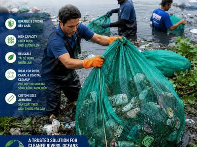 Túi lưới HDPE thu gom giác Thải môi trường 0