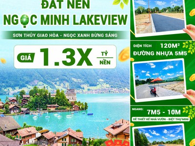 Đất nền Hoà Tiến - Ngọc Minh Lakeview - giá tù 1,3x tỷ 0