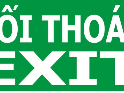 Chuyên cung cấp EXIT Dạ Quang, Băng keo da quang 10