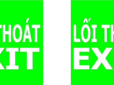 Chuyên cung cấp EXIT Dạ Quang, Băng keo da quang 11