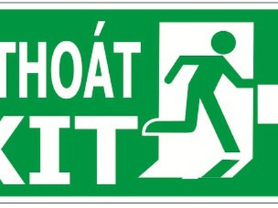 Chuyên cung cấp EXIT Dạ Quang, Băng keo da quang 13