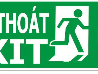 Chuyên cung cấp EXIT Dạ Quang, Băng keo da quang 14