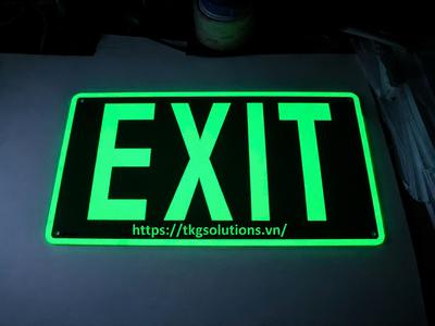 Chuyên cung cấp EXIT Dạ Quang, Băng keo da quang 2