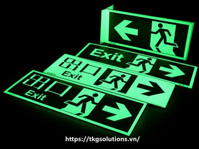 Chuyên cung cấp EXIT Dạ Quang, Băng keo da quang 5