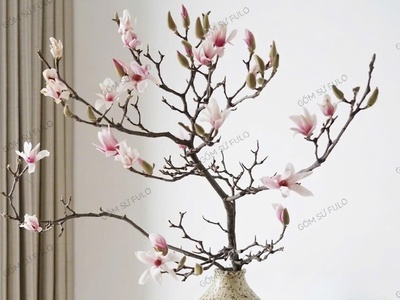 Bí Quyết Cắm Hoa Mộc Lan Nở Đẹp, Tươi Lâu Chọn Bình Cắm Hoa Mộc Lan Phù Hợp Tại Gốm Sứ FULO 2