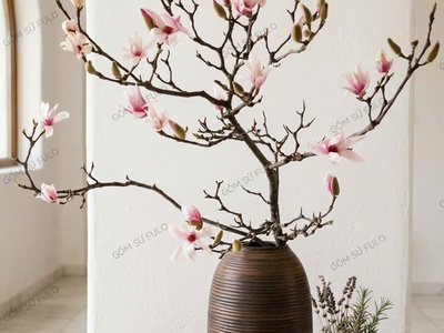 Bí Quyết Cắm Hoa Mộc Lan Nở Đẹp, Tươi Lâu Chọn Bình Cắm Hoa Mộc Lan Phù Hợp Tại Gốm Sứ FULO 3