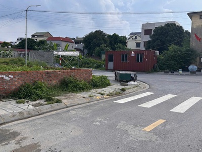 Bán lô áp góc 73.1m2 - đối diện chợ mới nguyên khê - đông anh - hà nội 1