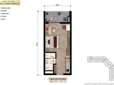 STUDIO SYMPHONY 5 Cơ hội sỡ hữu căn hộ ven sông Hàn 4