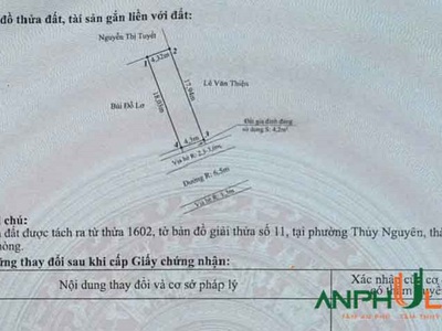 Bán lô đất nằm trên trục đường kinh doanh tại Phường Thủy Nguyên, TP Hải Phòng 1
