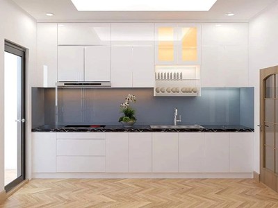 Tủ Bếp Melamine Đẹp, Bền, Giá Hợp Lý Thi Công Tại Xưởng 0