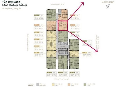 Căn góc 2PN view panorama sông biển tại Regal Complex Đà Nẵng 4