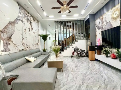 SIÊU ĐẸP  Nhà 4 Tầng TĐC Hồ Đá, Sở Dầu, Hồng Bàng   59,6m , Đường 10m, Chỉ 5,75 Tỷ  2