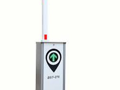 Cổng barrier tự động BST-270 đèn LED thân trụ tùy chỉnh tốc độ 1-6s 0