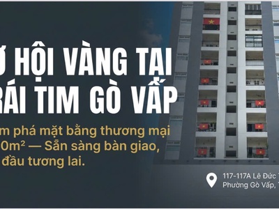 Cho thuê mặt bằng thương mại gò vấp diện tích lớn 1.500m 0
