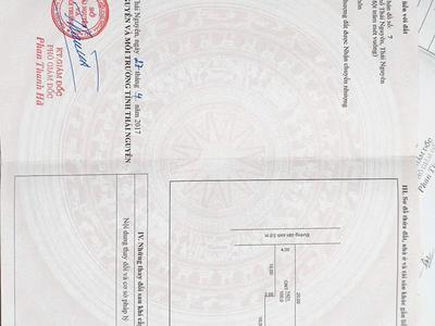Chính chủ cần bán đất phường quyết thắng, tp thái nguyên 4