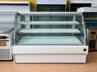 Thanh lý tủ trưng bày kính cong srh3-b6 1m8 - nhập khẩu đài loan 0