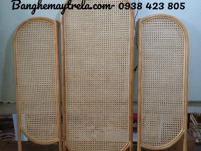 Bình phong mây tre đan tự nhiên 0