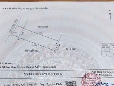 Chỉ 2,78 tỷ lô đất 54m2 An Lạc, Sở Dầu, Hồng Bàng, Hải Phòng 1
