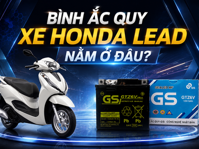 Bình Ắc Quy Xe Honda Lead Nằm Ở Đâu 0