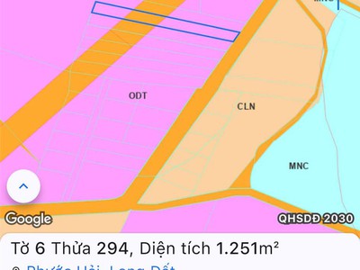 Bán đất nghỉ dưỡng hồ sở bông, long mỹ, bà rịa vũng tàu, dt 1250 m2, giá đầu tư 2