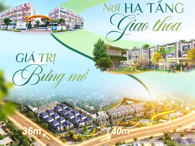 Bán liền kề view công viên dự án ecomony 1