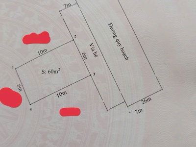Bán đất mặt đường 26m TĐC Tràng Cát dt 60m2 6x10 chỉ 5xtr/m2 vỉa hè trước mặt 7m. 0