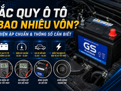 Ắc Quy Ô Tô Bao Nhiêu Vôn  Những Thông Số Quan Trọng Cần Biết 0