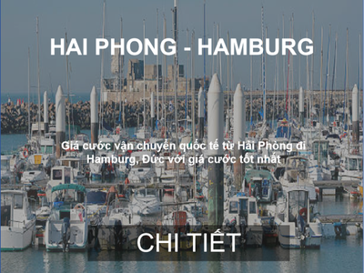 Cước Tàu Biển Hàng Từ Hải Phòng Đến Hamburg, Đức 0