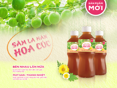 Nước Sâm La Hán Hoa Cúc Thái Sơn Hương vị thanh nhẹ từ la hán quả và hoa cúc 1