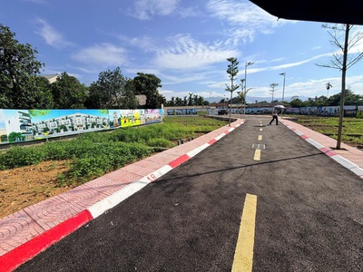 Chỉ cần sở hữu 80m  đất ở, nhưng lợi thế không gian xung quanh lên tới khoảng 450m 2