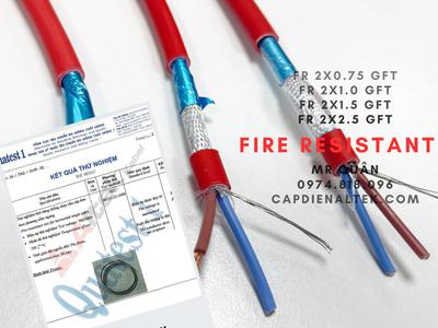 Cáp báo cháy chống cháy 2x1.5 Tổng kho Altek 0