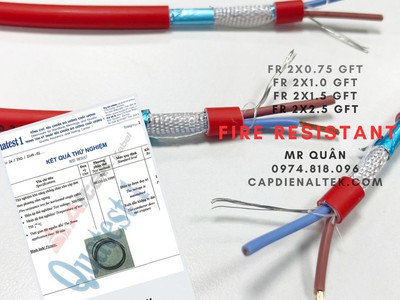 Cáp báo cháy chống cháy 2x1.5 Tổng kho Altek 2