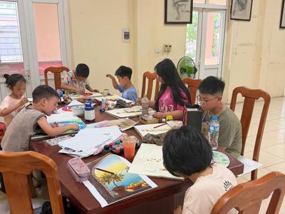 Lớp vẽ cho bé tại Hà Nội 0