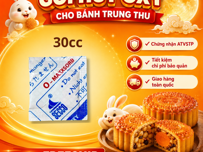 Gói hút oxy bảo quản bánh trung thu giá rẻ 2