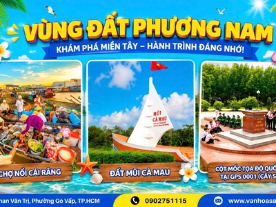 Miền Tây - Cà Mau 3N3Đ 2026 SGC 1