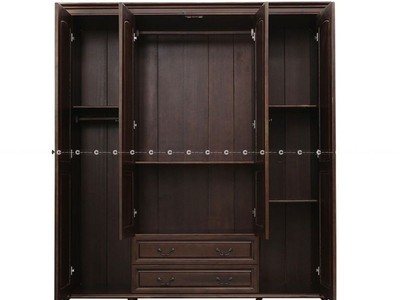 Tủ Quần Áo Gỗ Sồi Sơn Tự Nhiên Thiết Kế Tối Giản 0