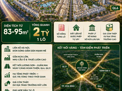  Đất Nền Gần Hà Nội Chỉ Quanh 2 Tỷ/Lô 1