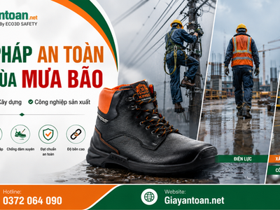 Mùa mưa bão 2026 honeywell ra mắt giày bảo hộ chống nước chịu nhiệt cực cao 0