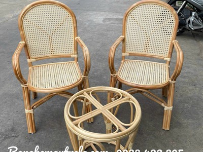 Ghế mây tự nhiên mắt cáo 4