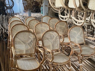 Ghế mây tự nhiên mắt cáo 5