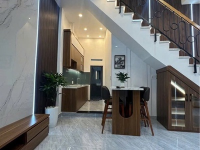 Nhà đẹp quận 6 - gần quận 10 - 3 tầng mới ở ngay - chỉ nhỉnh 5 tỷ - thiết kế hiện đại - hẻm thông 2
