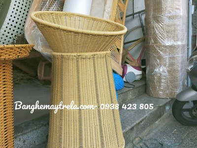 Rổ đựng trái cây siêu thị đan sợi tròn 2